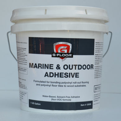 White tub of G-Floor Marine & Outdoor adhesive